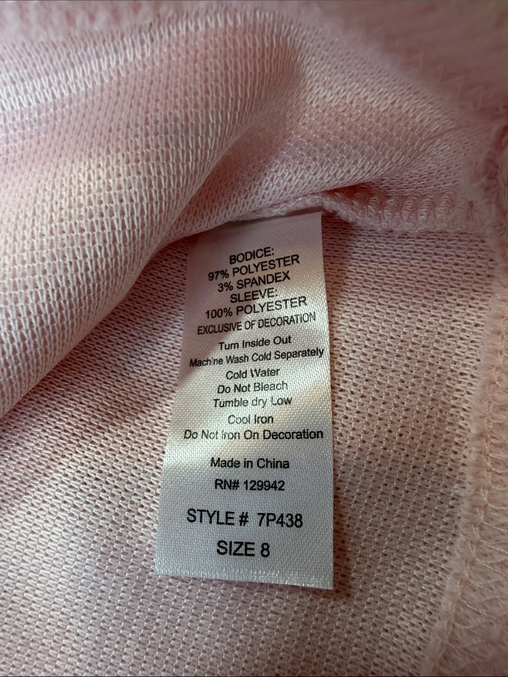 BTween Girls 3-Piece Blush Pink Bubble Skirt Set with Headband Size 8 NWT - Picture 11 of 11